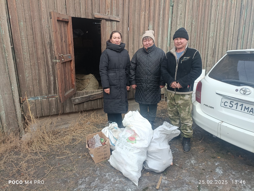 Благотворительная акция ко Дня Защитника Отечества и Белого месяца.